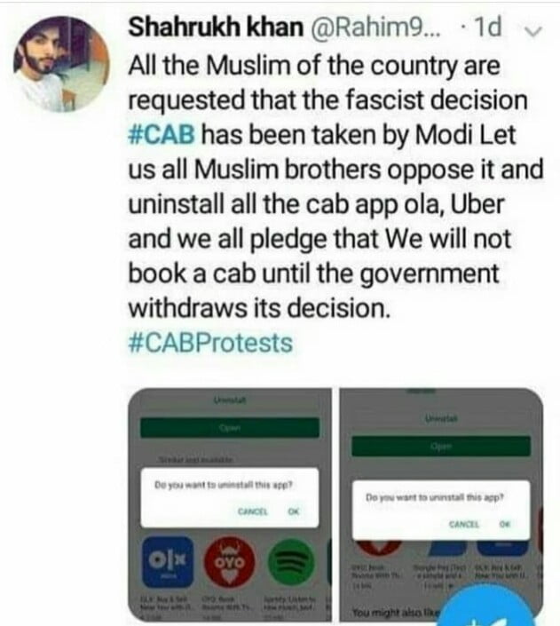 CAB CAA Twitter