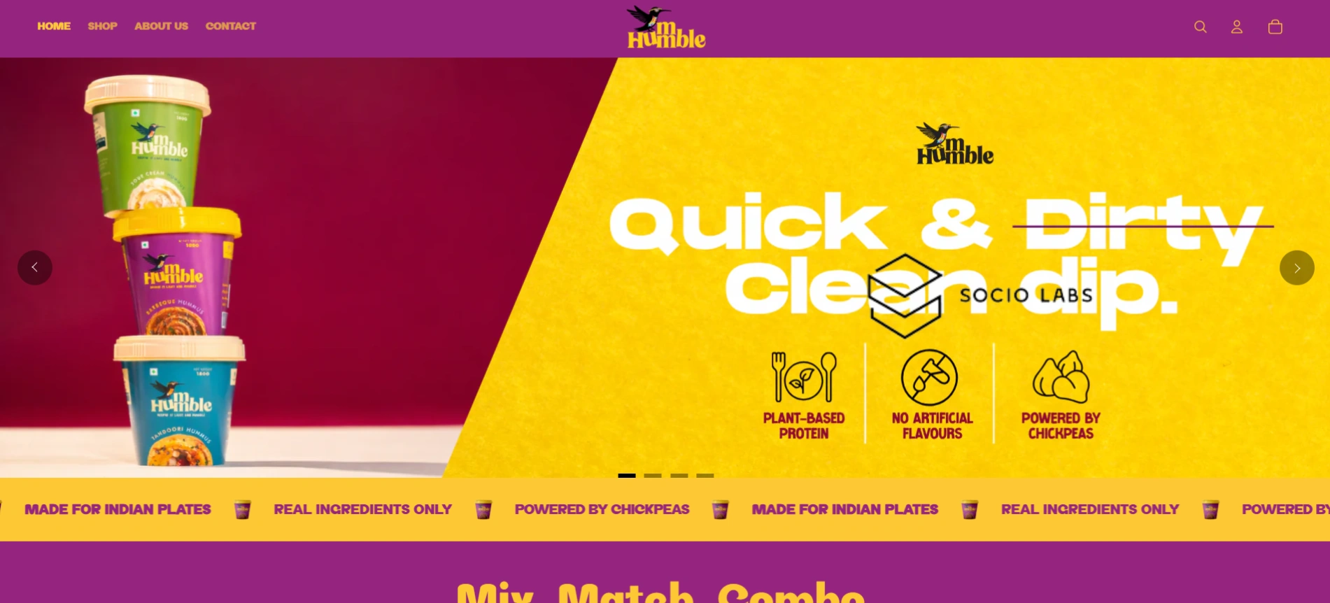 Shopify Development Case Study: Building a Bold & Conversion-Driven D2C Store for a Gourmet Hummus Brand