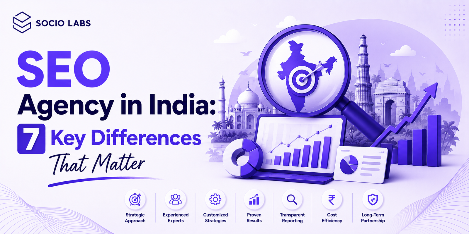 SEO Agency in India comparison chart showing agency versus company differences