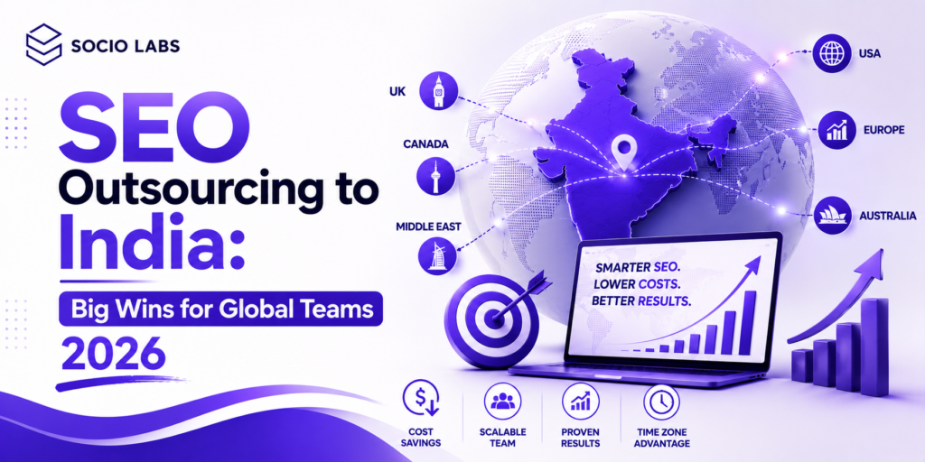 SEO Outsourcing to India cost comparison chart for global businesses