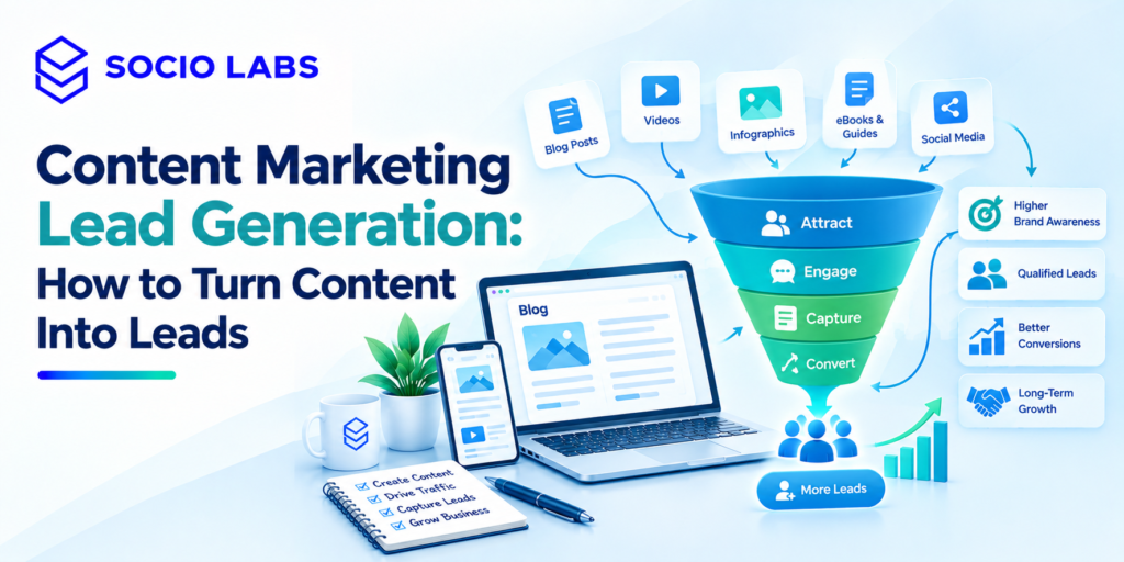 Content Marketing Lead Generation SocioLabs - Performance Marketing company in India, Performance Marketing Agency