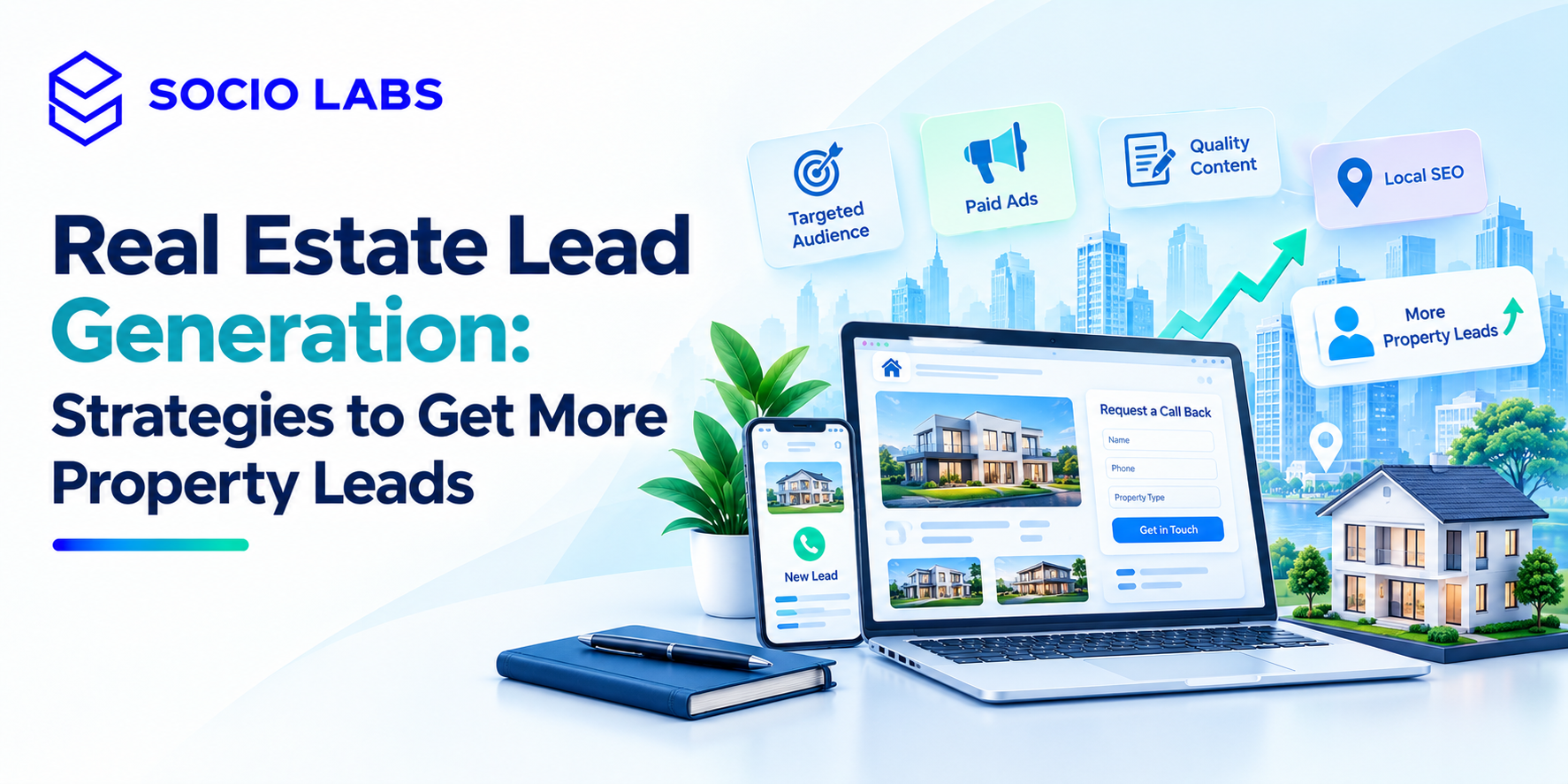 eal estate lead generation SocioLabs - Performance Marketing company in India, Performance Marketing Agency