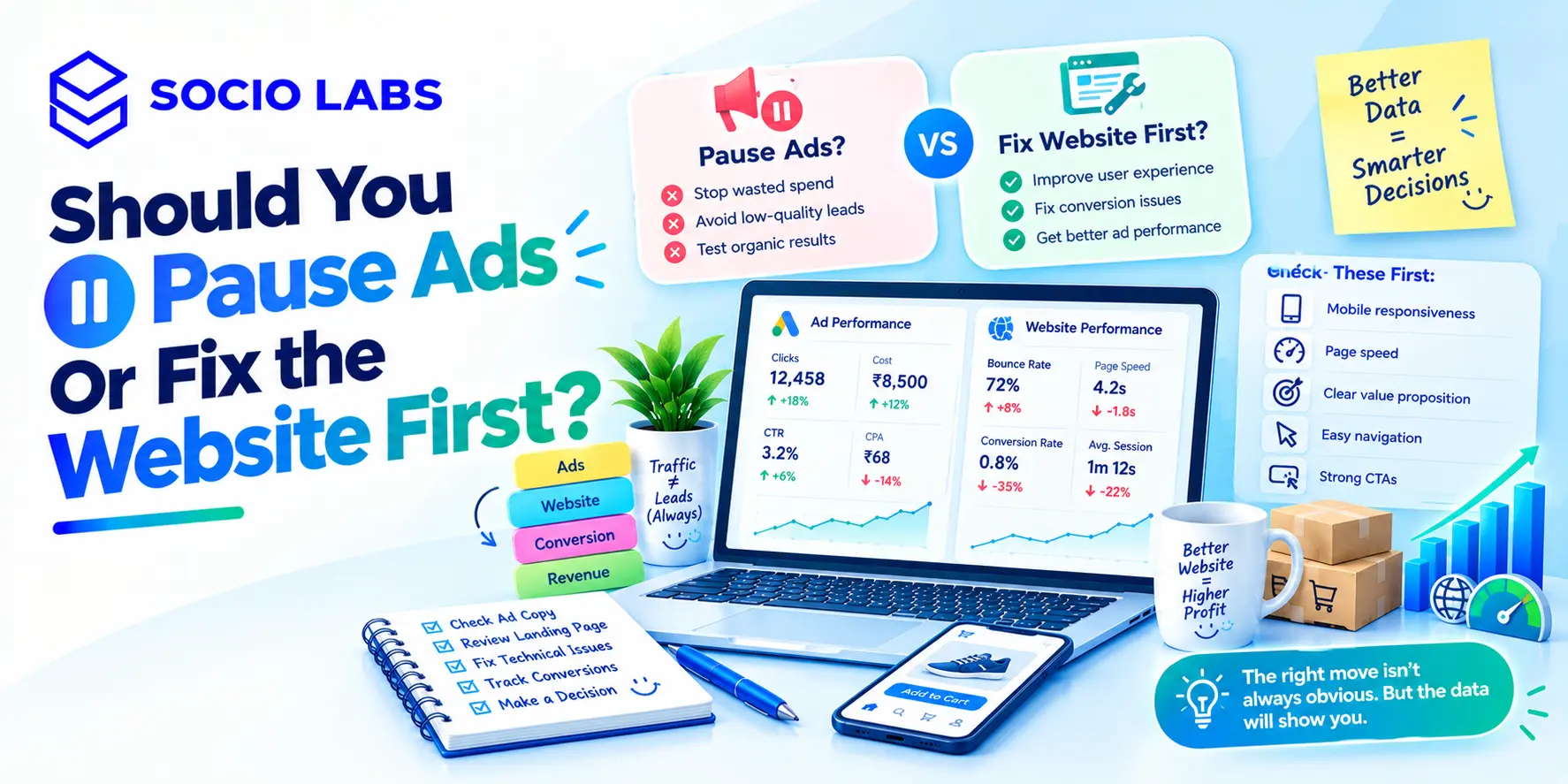 pause-ads-fix-website-first